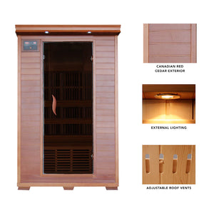 Radiant Western Cedar Sauna