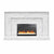 Home Heat | Liberty Marble Electric Fireplace