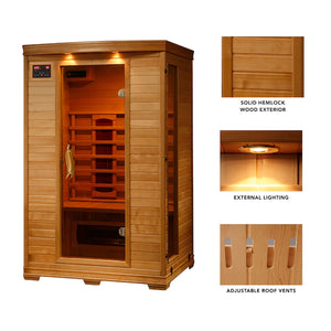 Hemlock Fir Wood Sauna