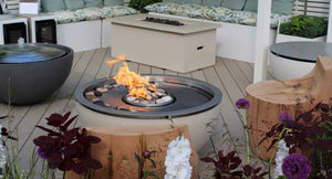 Home Heat | Dutton Creek Water Fire Pit With Stones