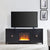 Home Heat | Dallas TV Stand Fireplace Included for 65" TV